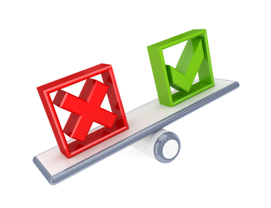 יתרונות מול חסרונות